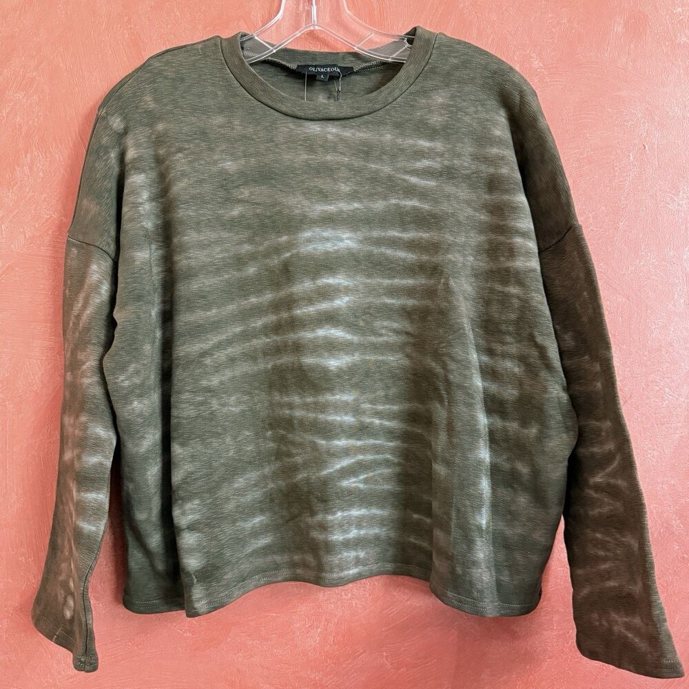olivaceous top Long Sleeve Size Large